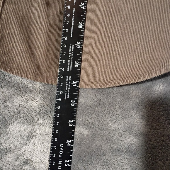 Vtg‎ J Crew Every Stitch Considered Brown Corduroy Button Up Men's Shirt  Sz XXL - Picture 6 of 7